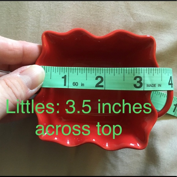 Scalloped Red Ramekins - Picture 8 of 9